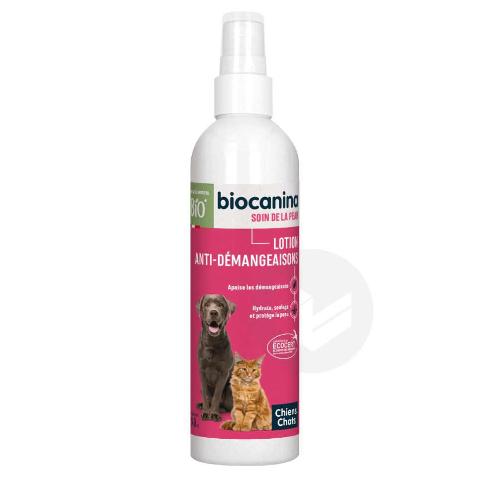 Lotion Anti-Démangeaisons Chien et Chat Bio 240ml