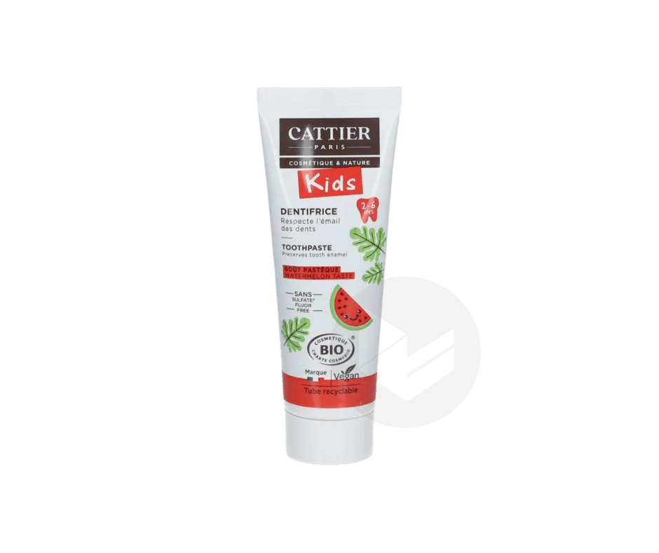 Dentifrice kids Pastèque 2-6 ans Bio 50ml
