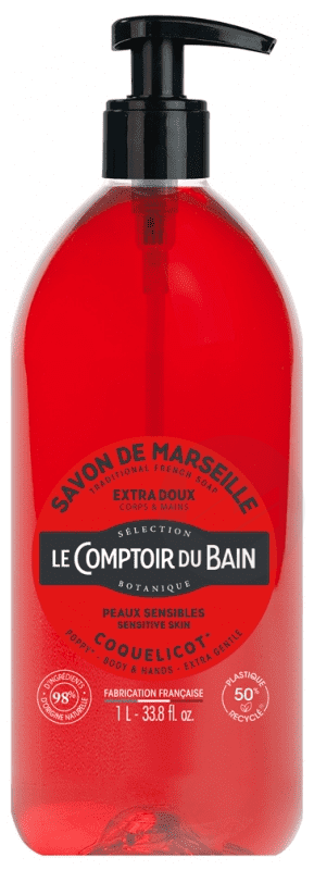 Savon de Marseille Coquelicot 1l