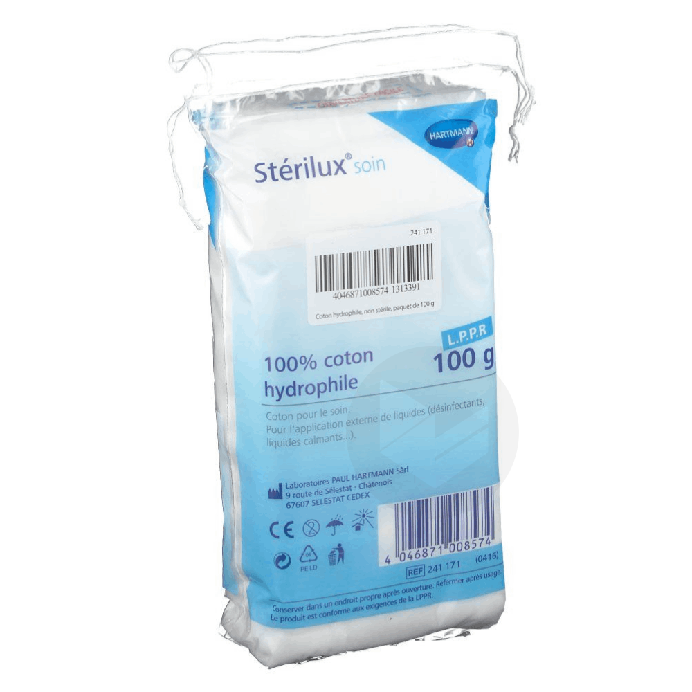 Sterilux Coton hydrophile 100g