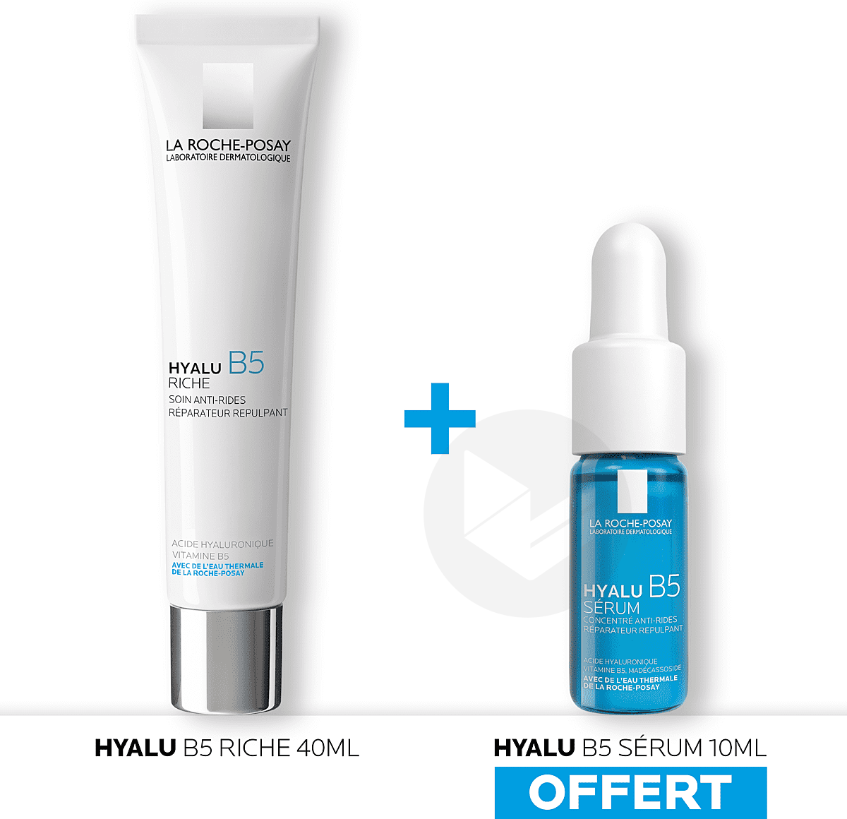 Coffret Soin Riche Anti-Rides Réparateur Repulpant + Sérum Hyalu B5 10ml