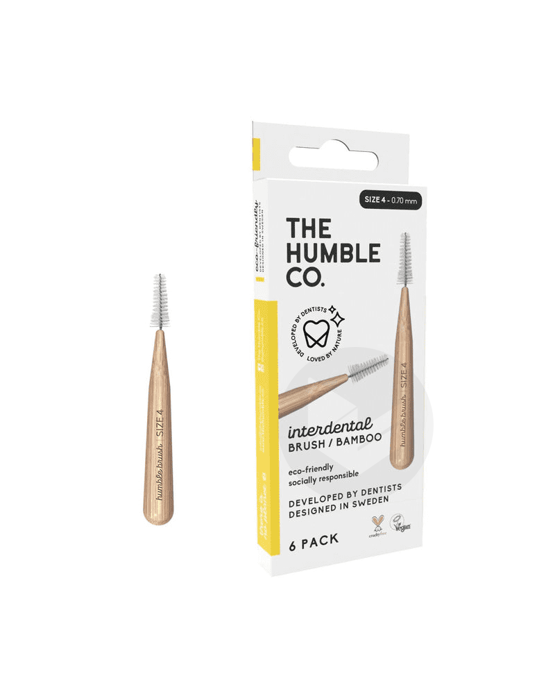 Brosse interdentaire en bambou TAILLE 4 - 0,7 mm