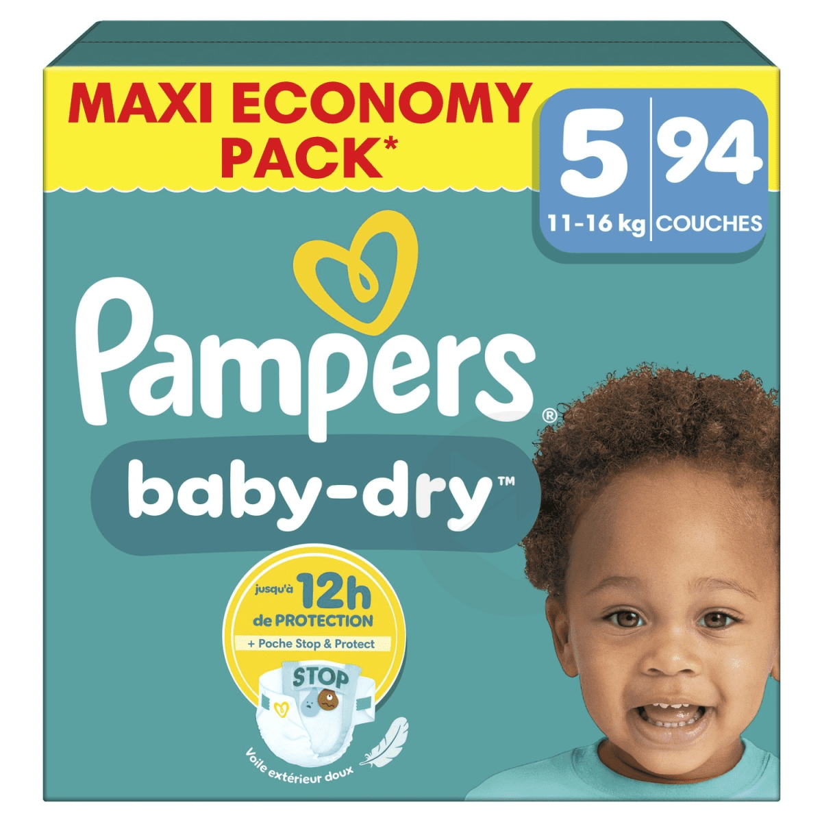 Couches Baby-Dry Taille 5 : 11-16 kg x94
