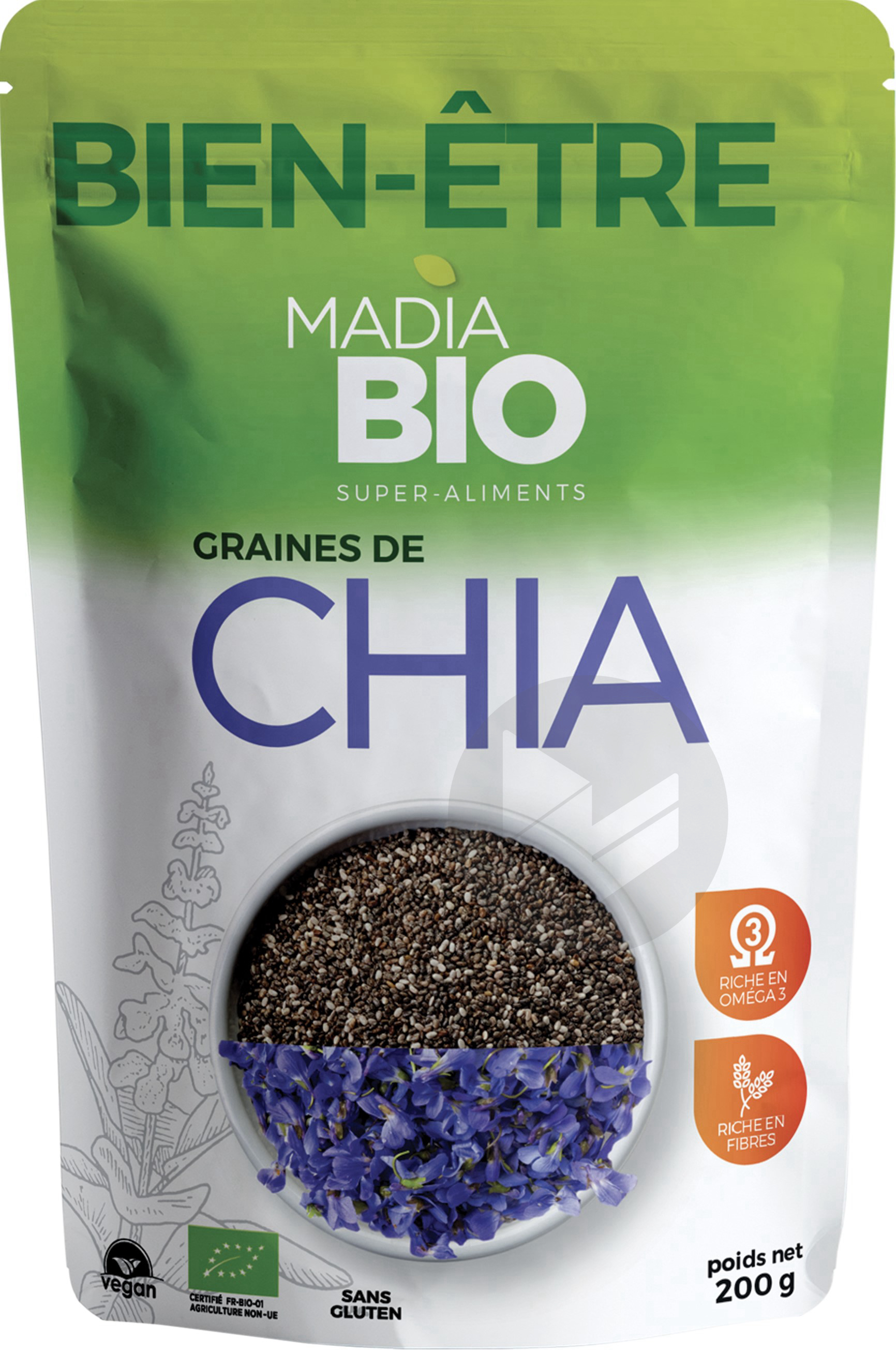 MADIA BIO Graines de Chia 200g