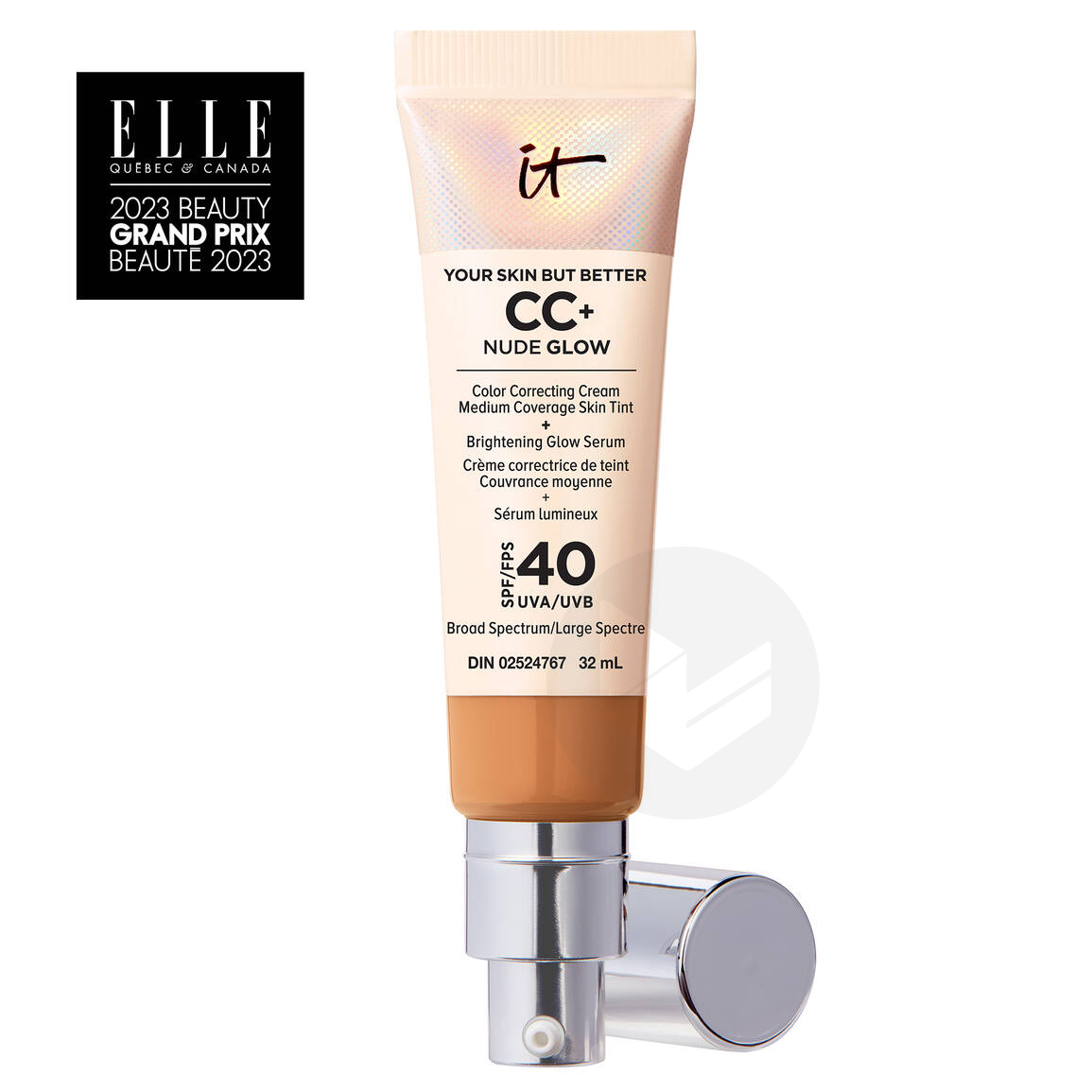 Your Skin But Better CC+ Nude Glow SPF40 Tan 32ml