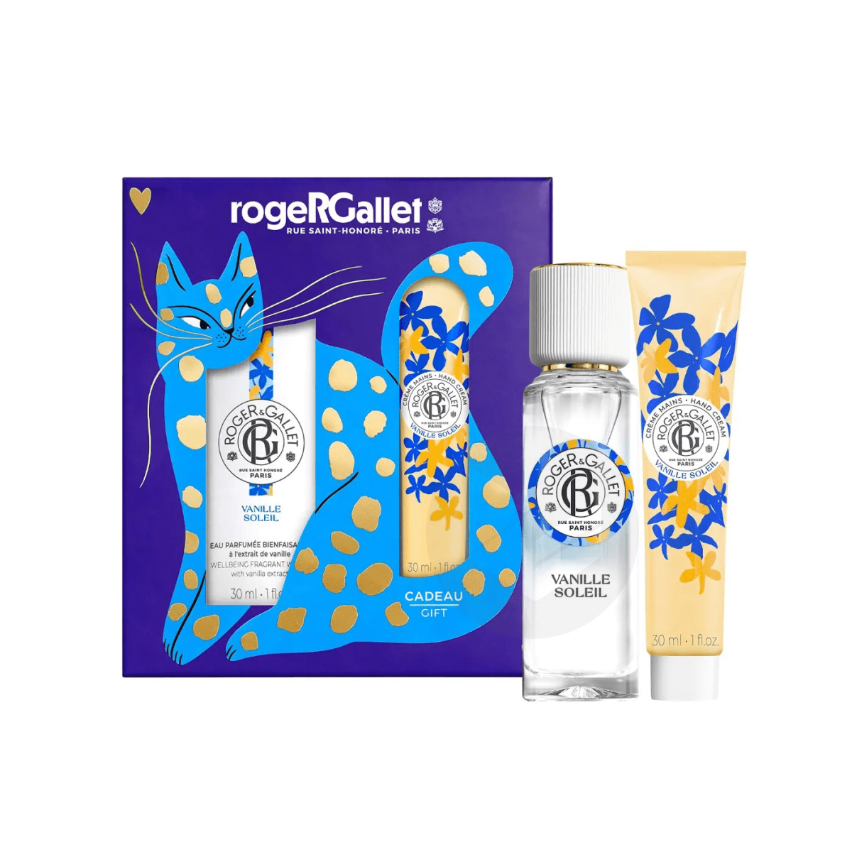 Coffret Vanille Soleil Eau Parfumée Bienfaisante 30ml + Crème Mains Bienfaisante 30ml