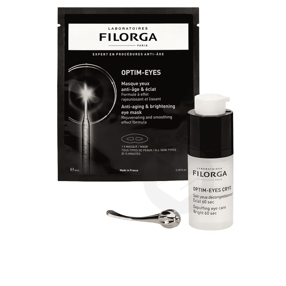 Optim-Eyes Coffret Cryo Regard Optim-Eyes Cryo 15ml + Optim-Eyes Masque Tissu 6ml + spatule
