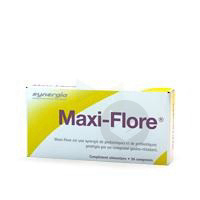 MAXI-FLORE Cpr prébiotique et probiotique B/30