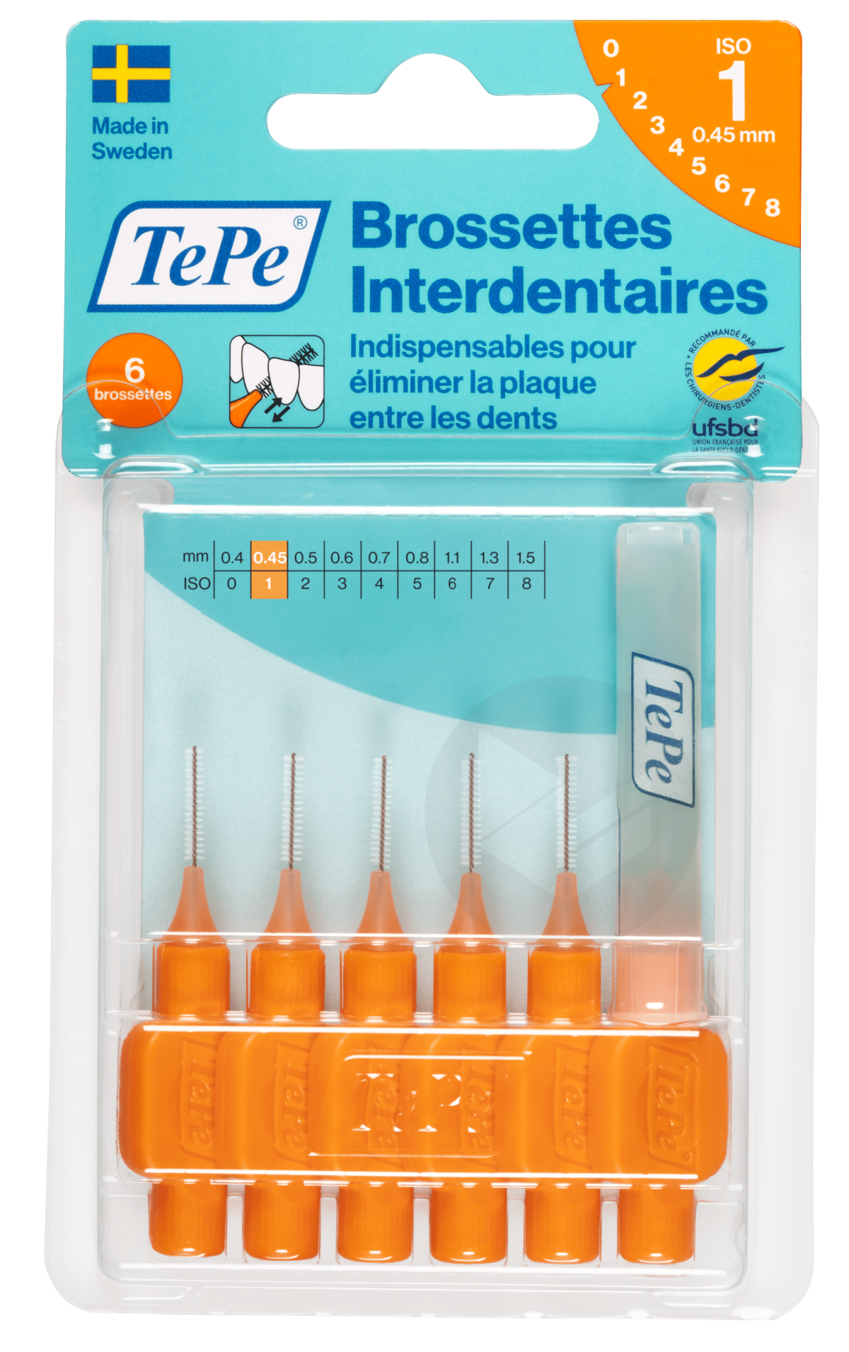 Brossettes Interdentaires x6 Taille : 1