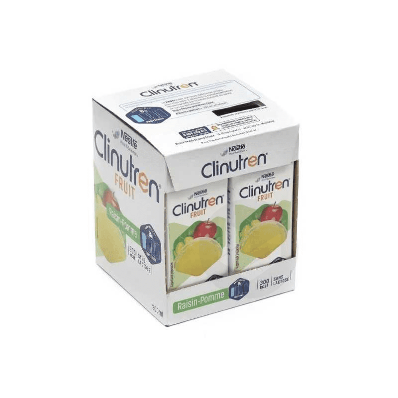 Clinutren Fruit Pomme Raisin 4x200ml