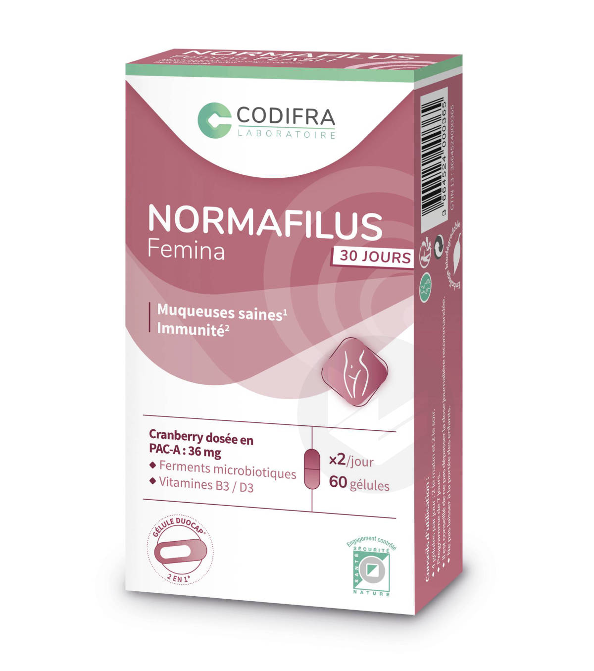 Normafilus Femina 60 gélules