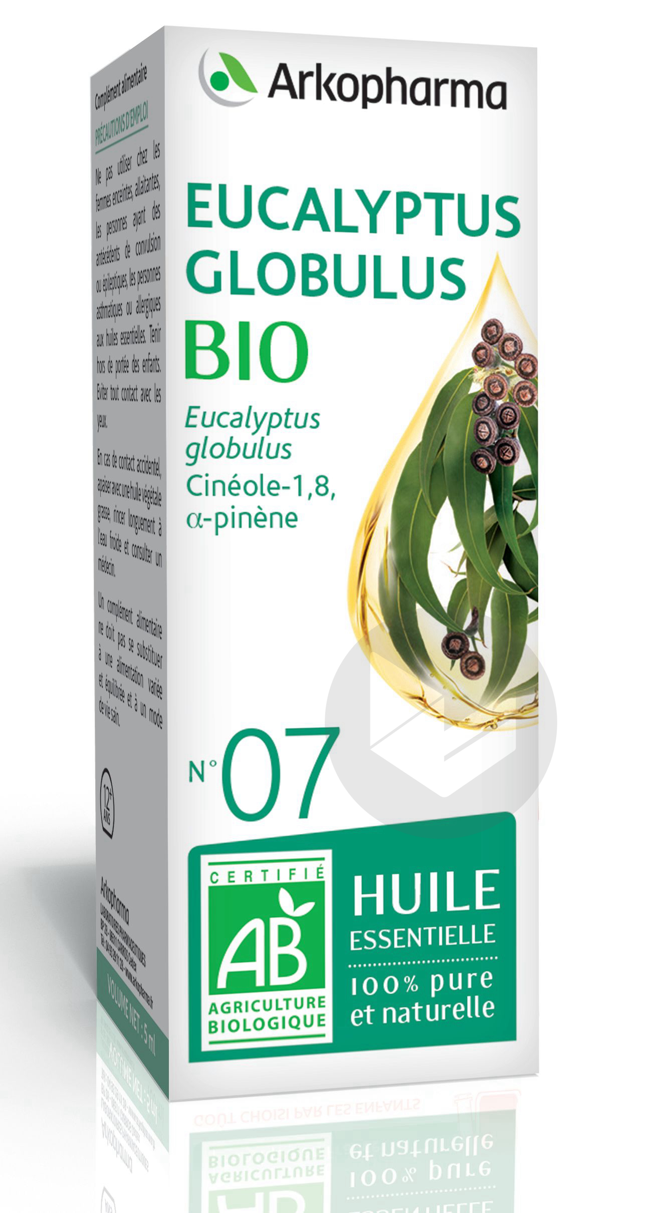 Huile essentielle d'Eucalyptus Globulus BIO 10ml