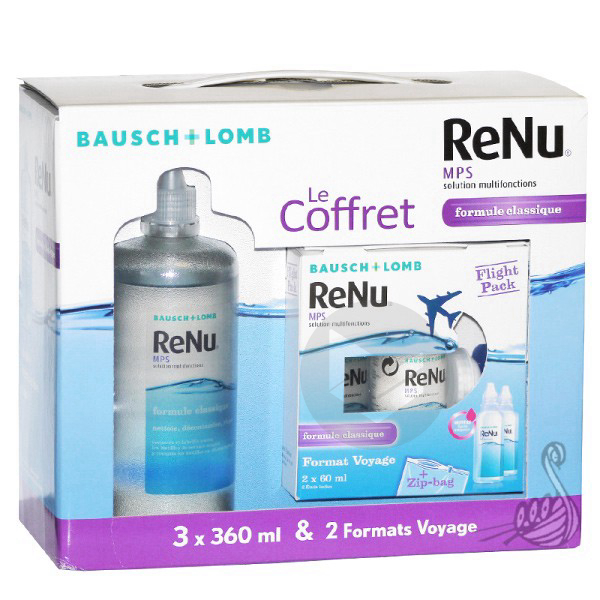 ReNu Coffret MPS Solution Lentilles