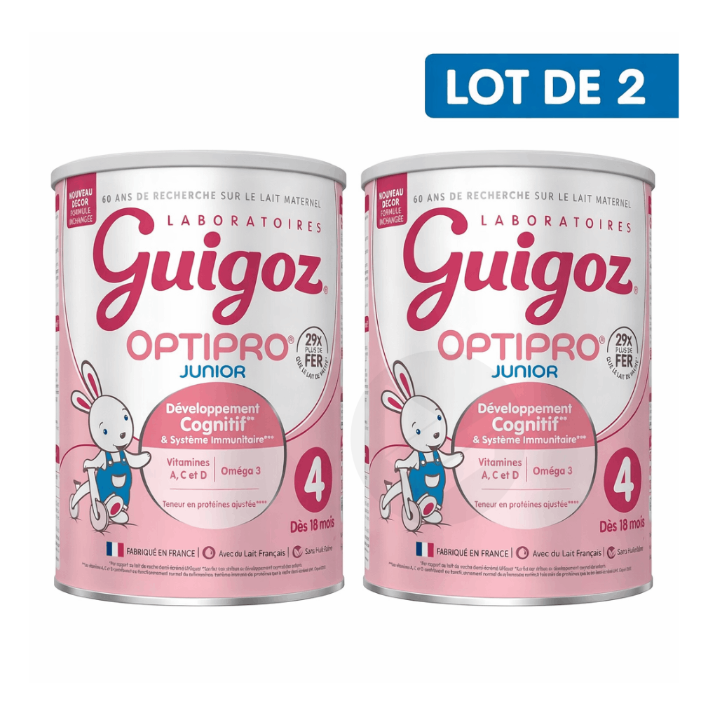 Lait 4ème âge Guigoz® Optipro Junior 2x900g