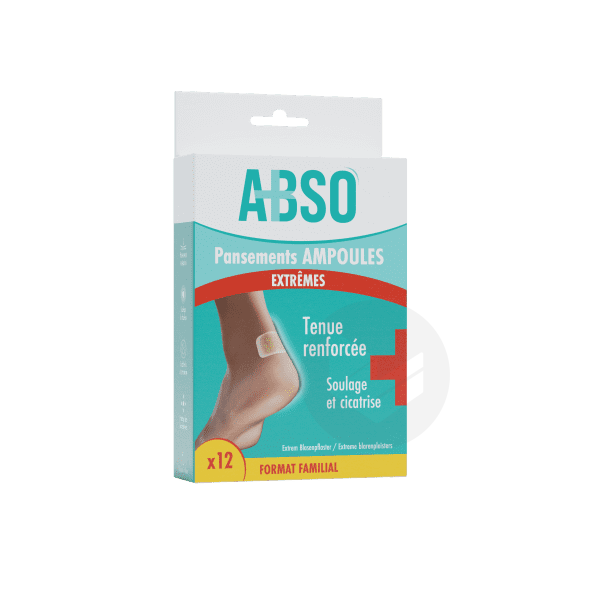 ABSO Pansements Ampoules Extrême x12