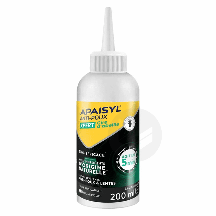 Xpert Cire d'abeille lotion anti-poux et lentes 200ml