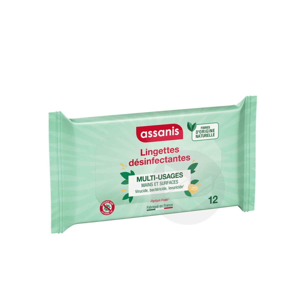 Lingettes Désinfectant Multi-surfaces Parfum Frais x12