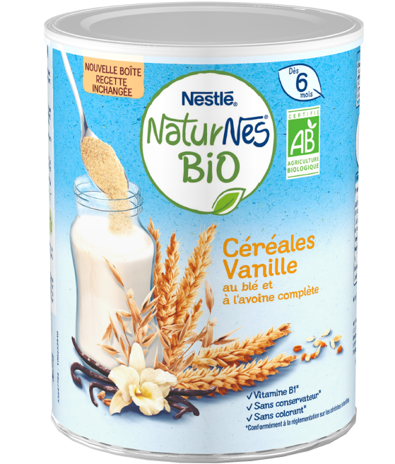 Naturnes Céréales Bio Vanille 240g