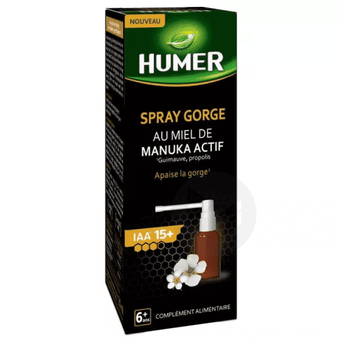 Humer Spray Gorge au Miel de Manuka IAA 15+ 20ml