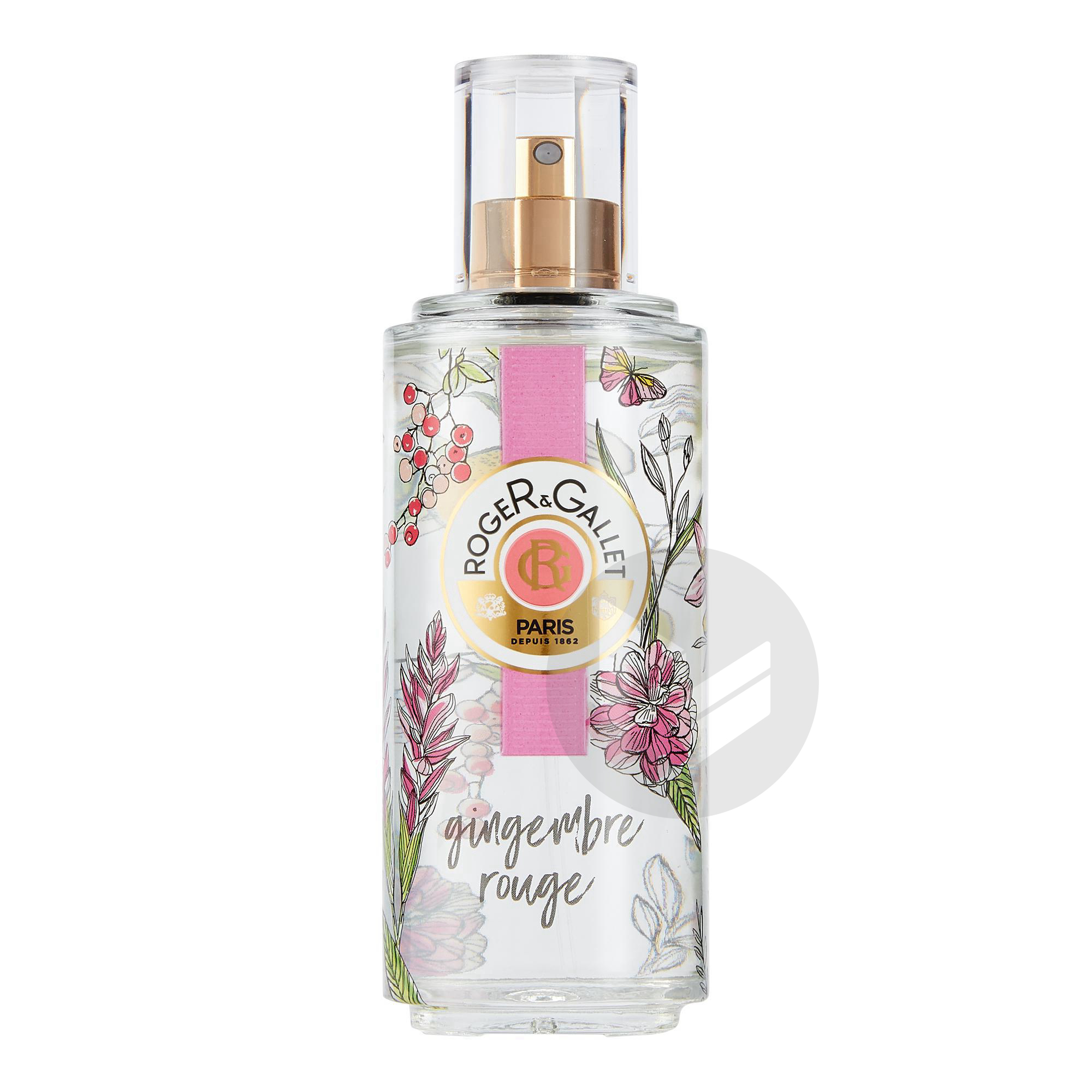 Gingembre Rouge Edition Limitée Eau Fraîche Parfumée Bienfaisante Vaporisateur 100ml