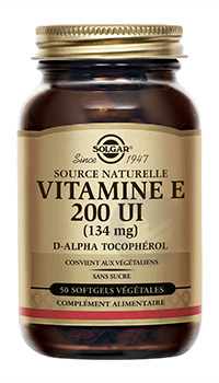 Vitamine E 200 UI 50 gélules