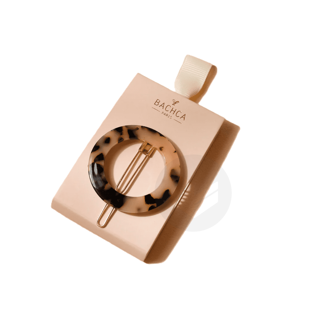 Barrette ronde Écaille