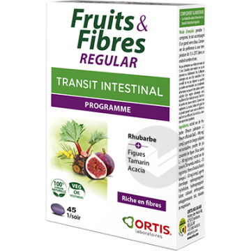 FRUITS&FIBRES REGULAR - 45 comprimés