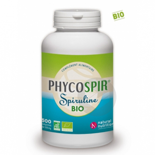 Phycospir Spiruline Bio 500 comprimés