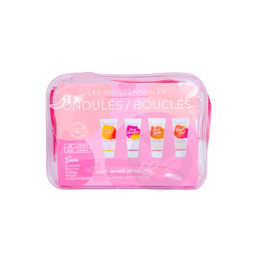 Trousse Voyage Cheveux Ondulés Bouclés 4x100ml