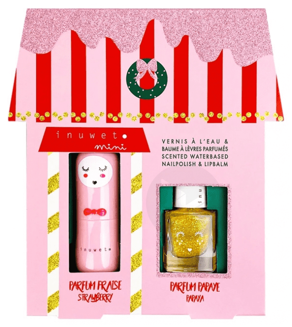 Coffret Baume à Lèvres 3.5g + Vernis Parfumé à l'Eau Papaye 5ml