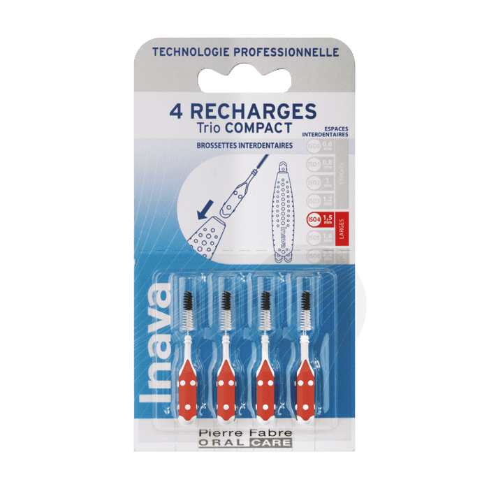 Recharge Rouge (Iso 4) Brossette Interdentaire
