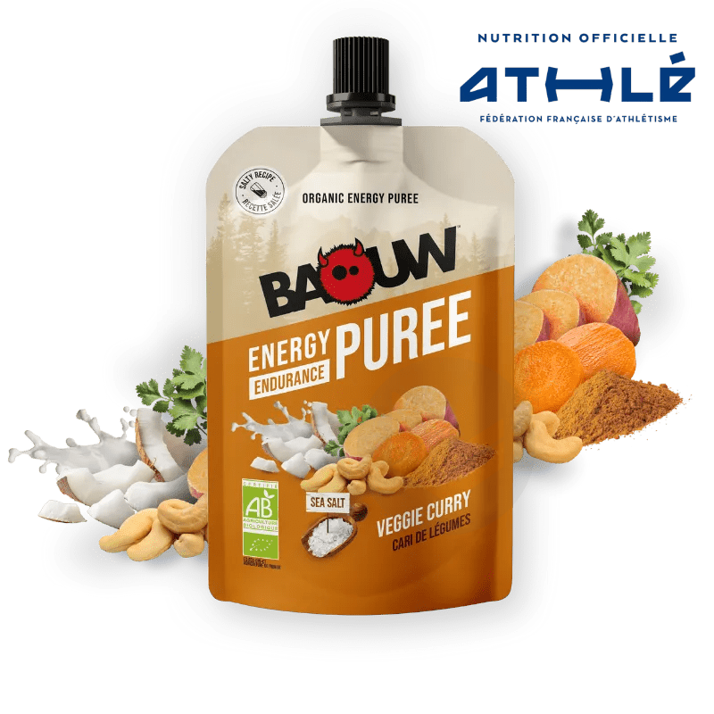 Purées Énergétiques Cari de Légumes 90g