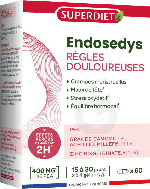 Endosedys Règles douloureuses 60 gélules