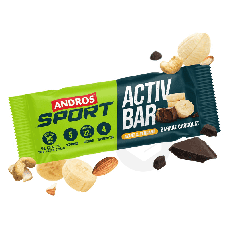 Barre Activ Bar Banane Chocolat 40g