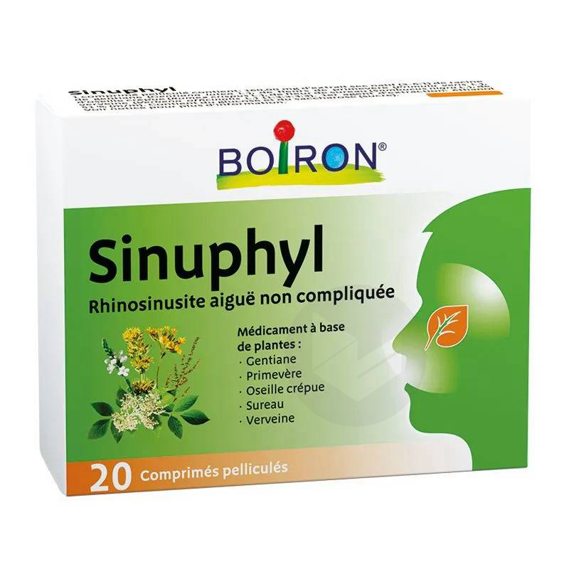 SINUPHYL, 20 comprimés pelliculés