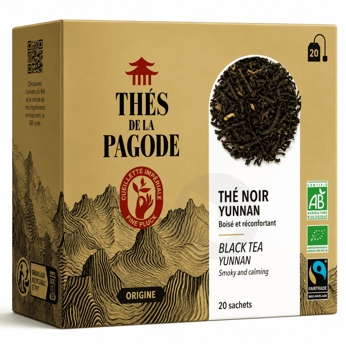 Thé Noir Yunnan 20 sachets