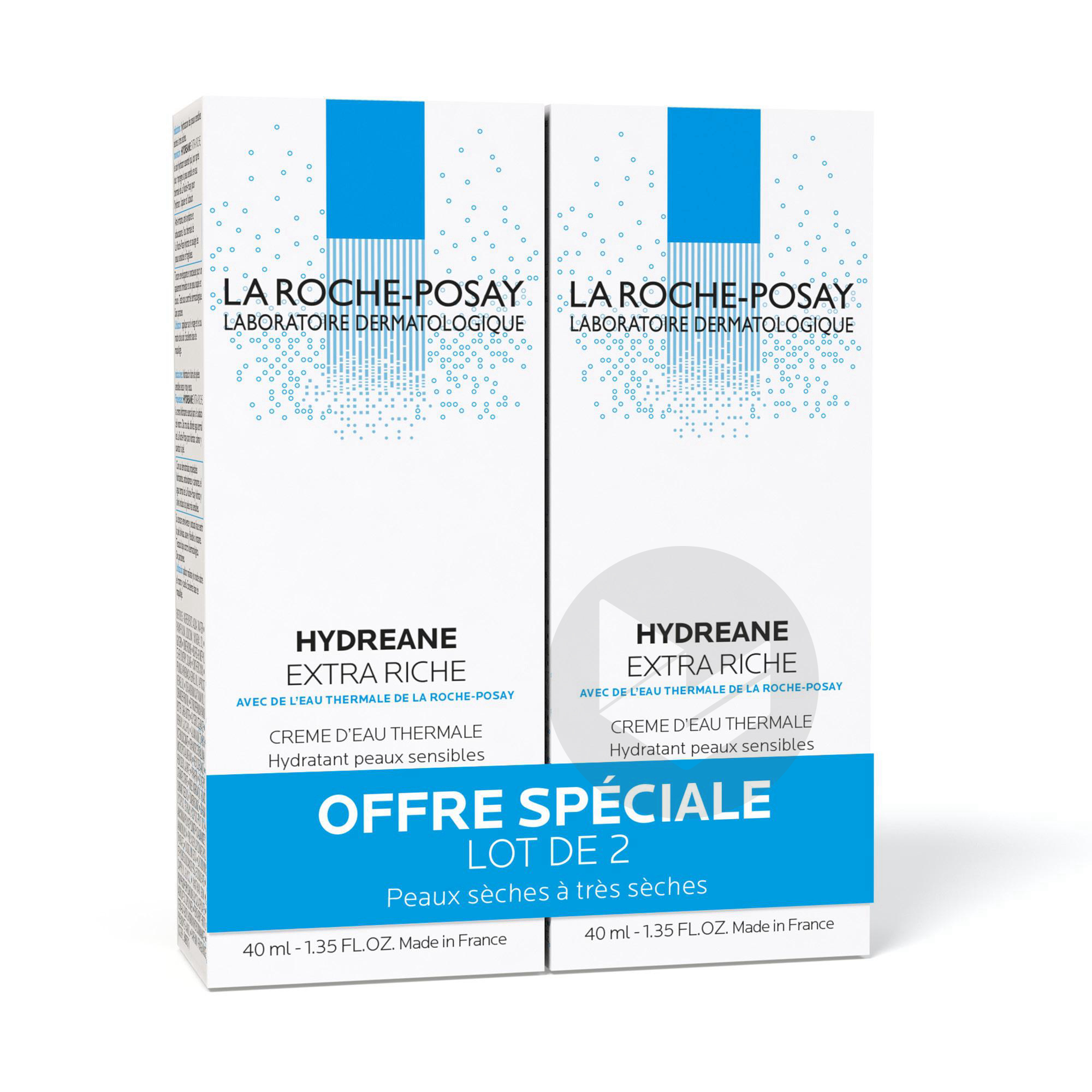 LOT*2 Hydreane Crème Extra-Riche d'Eau Thermale hydratante 40ml