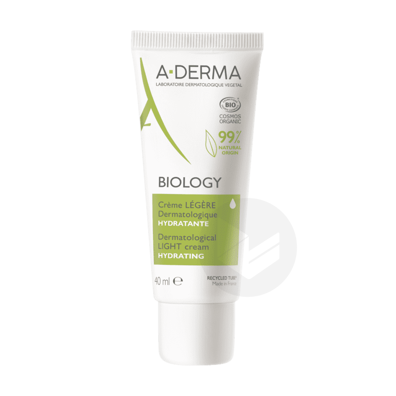Biology Crème Légère Dermatologique Hydratante 40ml