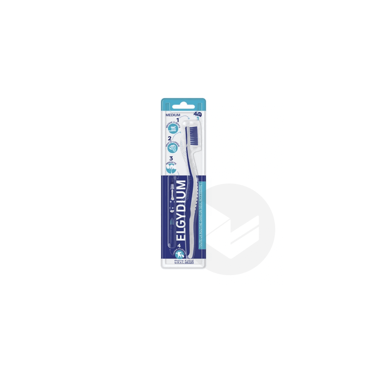 Elgydium Brosse À Dents 4 En 1 Medium