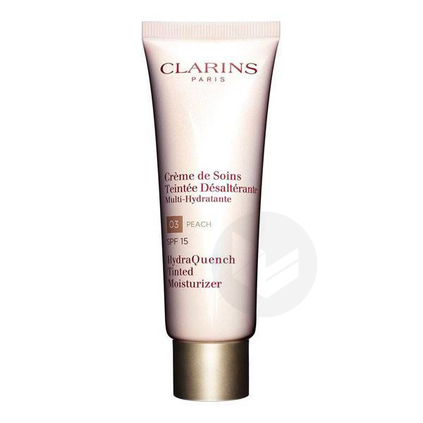 Crème de soins teintée désaltérante 03 pêche SPF15 50ml