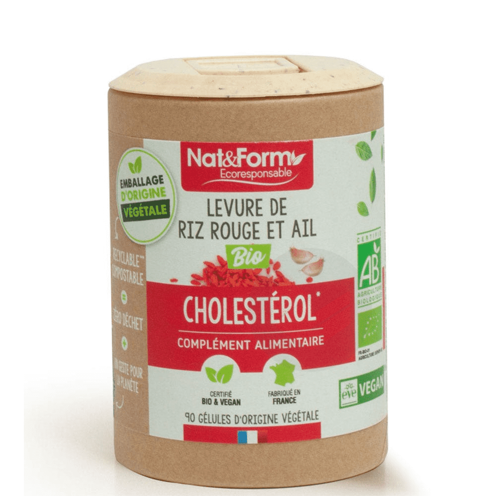 Levure de riz rouge et ail Bio Cholestérol 90 gélules