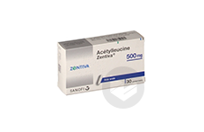 ACETYLLEUCINE ZENTIVA 500 mg Comprimé (Plaquette de 30)