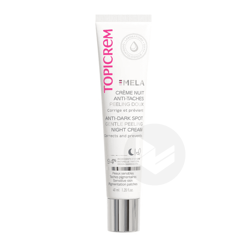 Mela Crème nuit anti-taches peeling doux 40ml