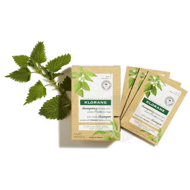 Shampoing Masque à la poudre d'Ortie BIO 8x3g