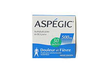 ASPEGIC 500 mg Poudre pour solution buvable en sachet-dose (Boîte de 30)