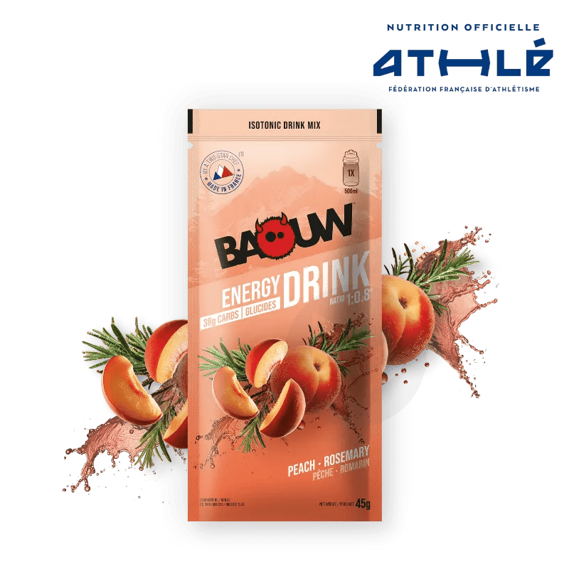 Boissons Énergétiques Pêche Romarin 45g