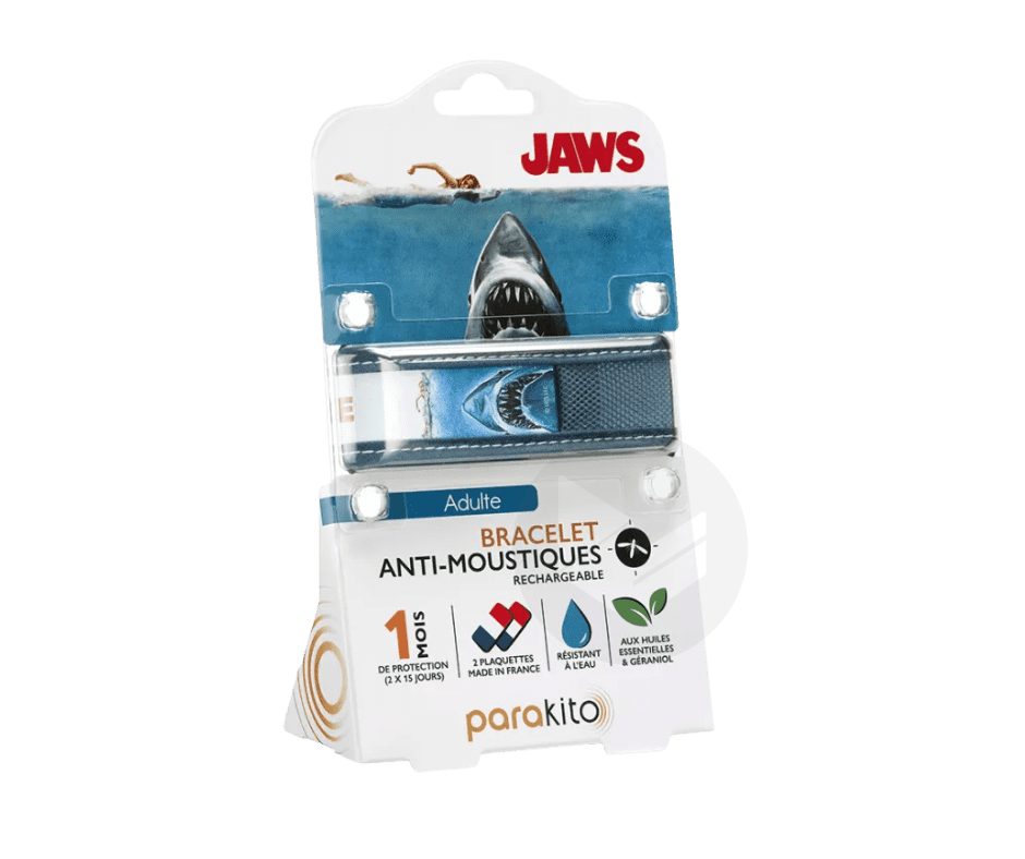 Bracelet anti-moustiques adulte Jaws
