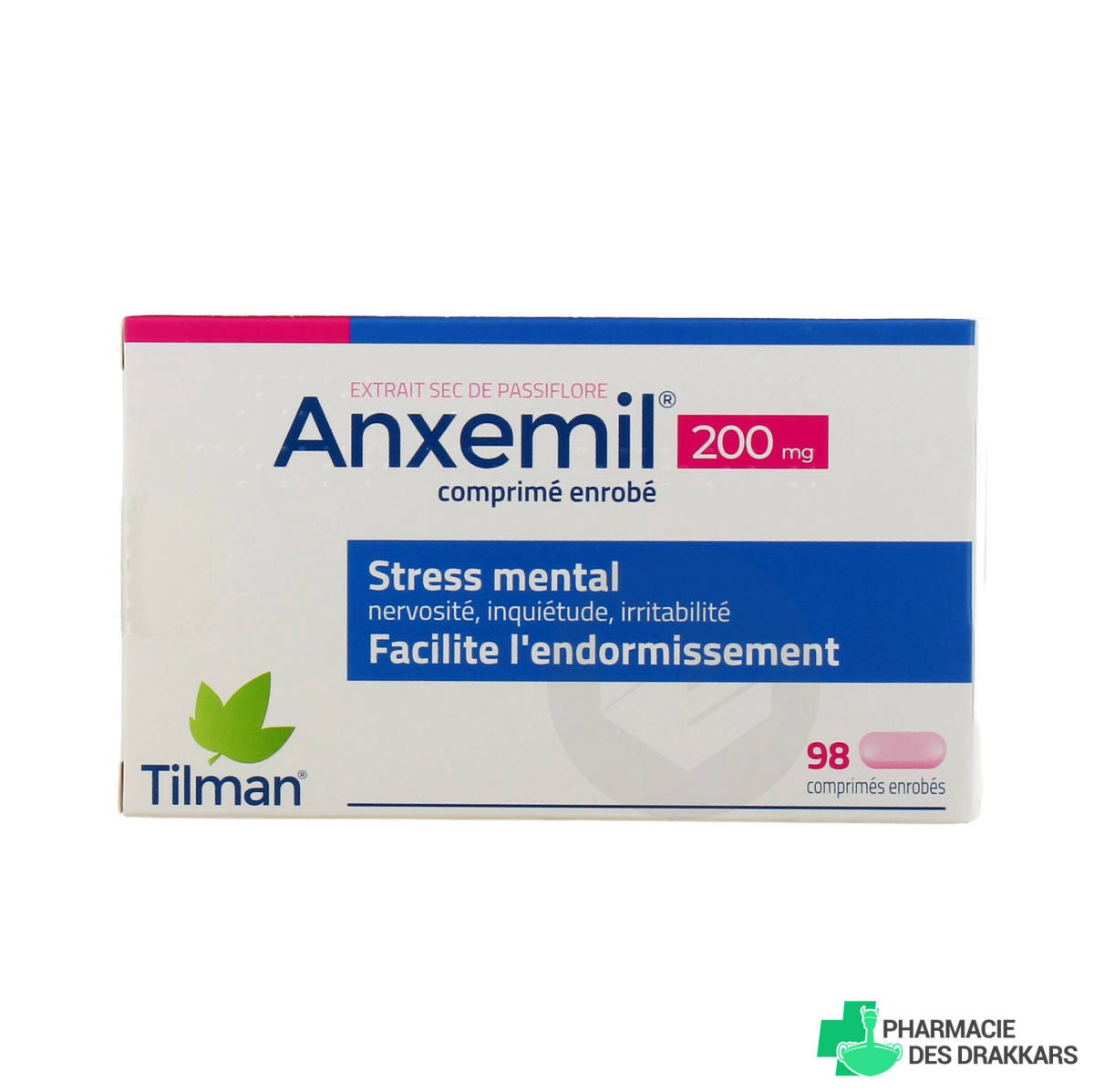 ANXEMIL 200 mg, 98 comprimés enrobés