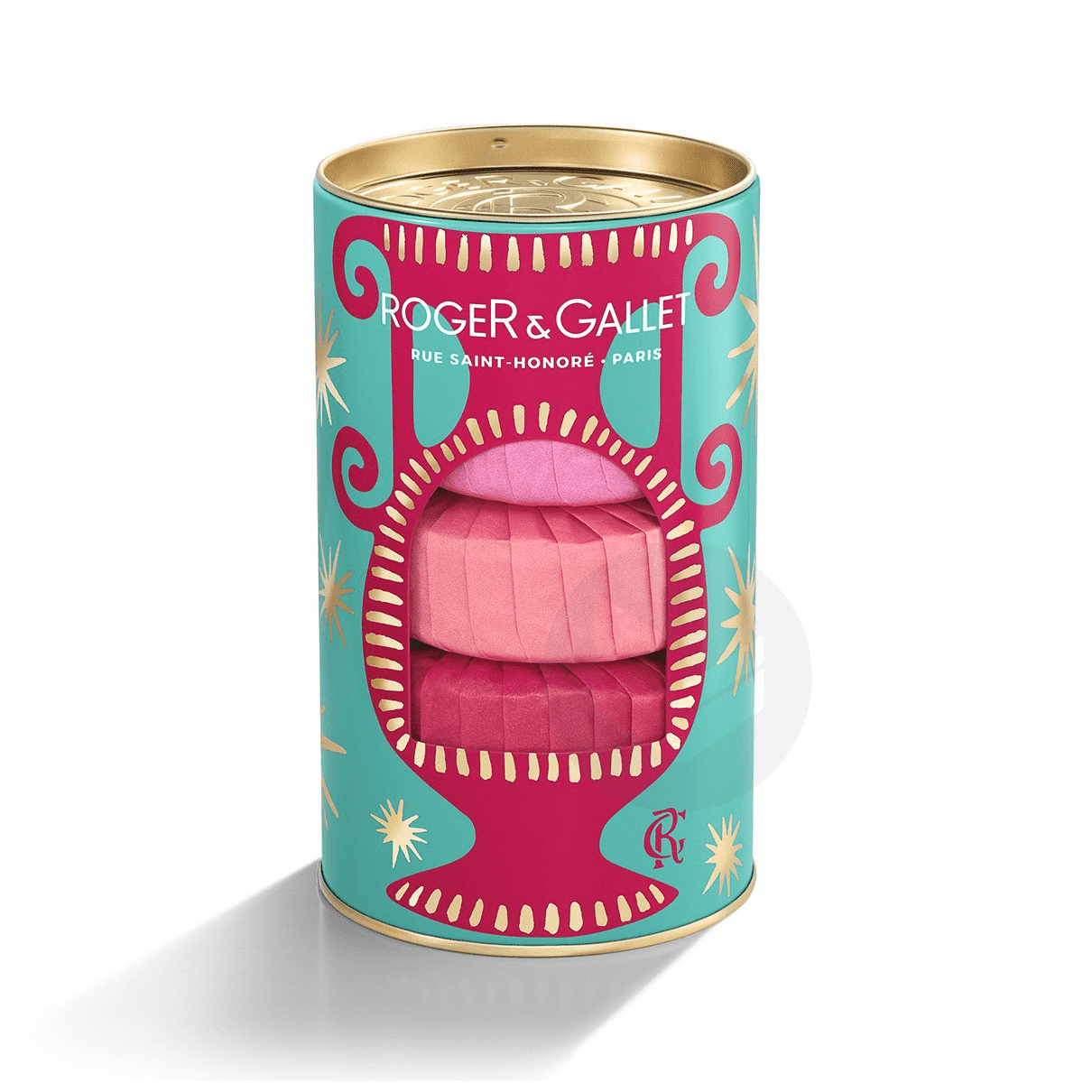 Coffret Noël 3 Savons Bienfaisants Rouge 100 g Noël