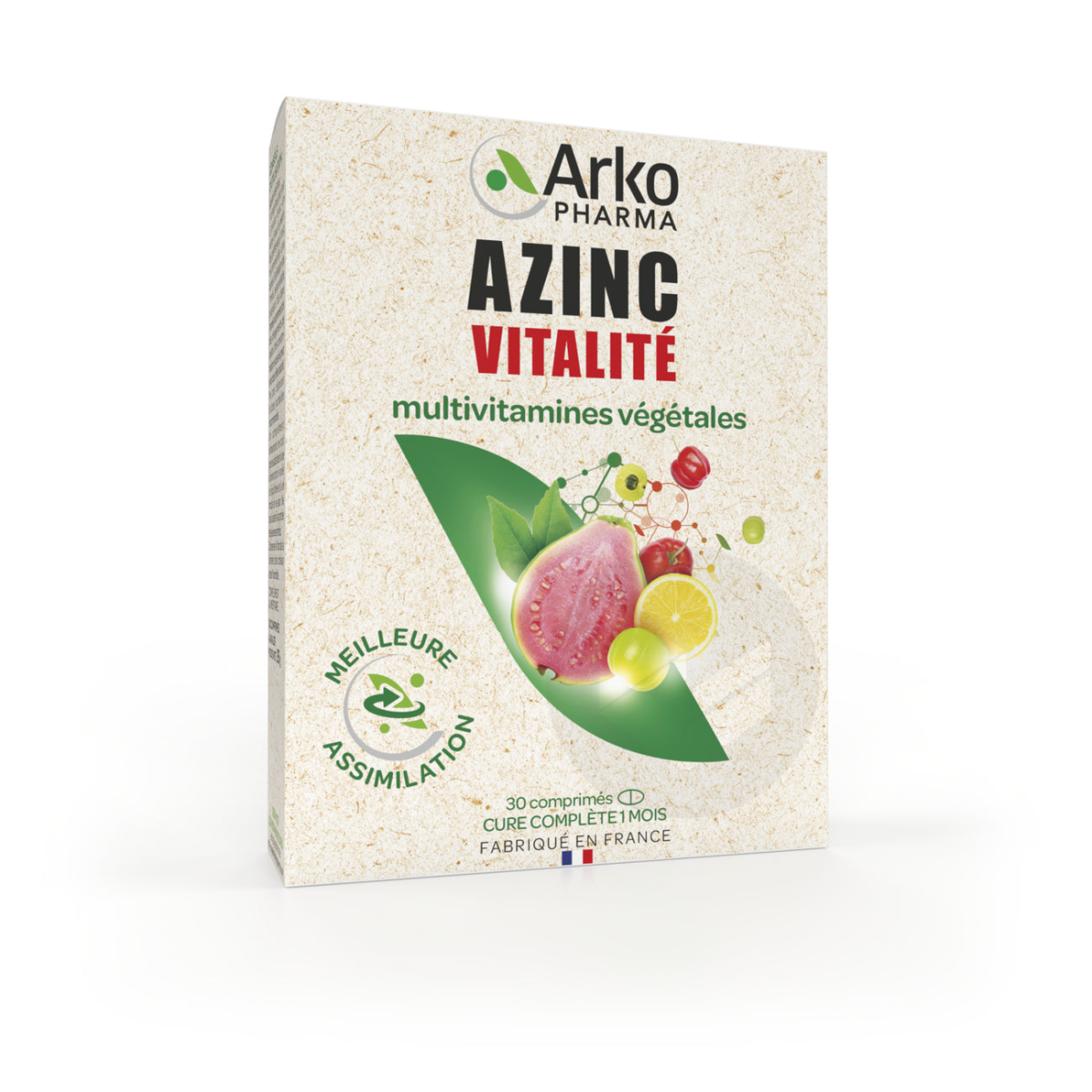 Azinc Vitalité Multivitamines Végétales 30 comprimés